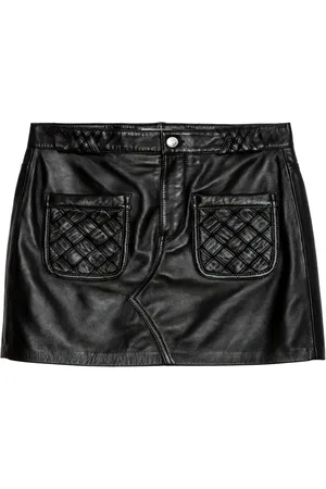 Zadig & Voltaire Joana leather mini skirt