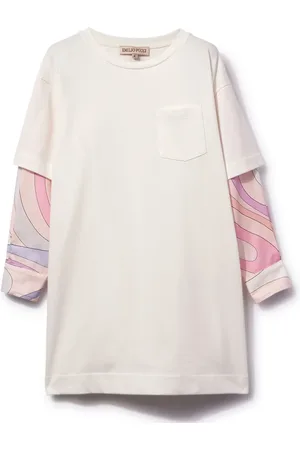 PUCCI Junior Layered cotton dress