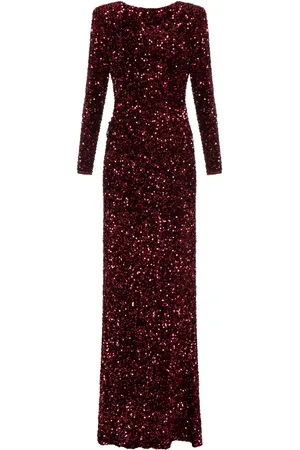 Elisabetta Franchi Sequin-embellished maxi dress