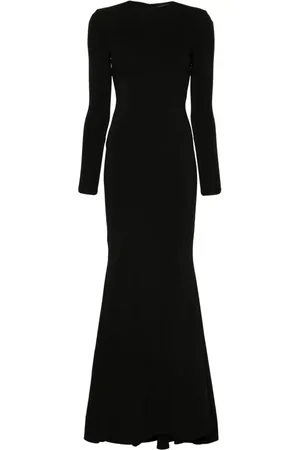 Balenciaga Long-sleeved jersey gown