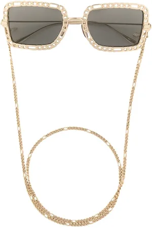 Gucci Square-frame tinted sunglasses
