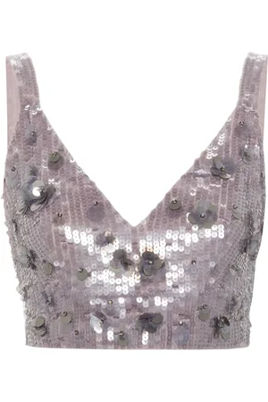 P.A.R.O.S.H. Sequinned top