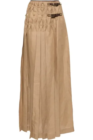 Alberta Ferretti Gathered maxi skirt