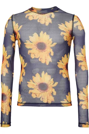 J.W.Anderson Floral-print sheer top