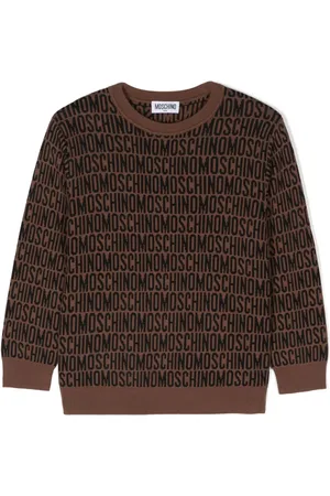 Moschino Logo-jacquard sweater