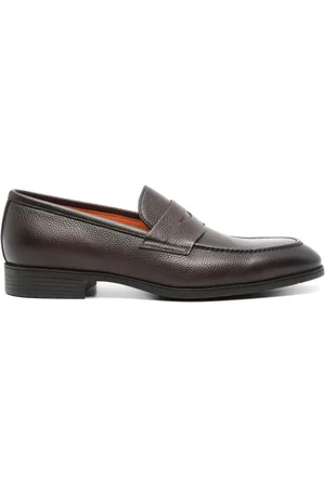 santoni Leather loafers
