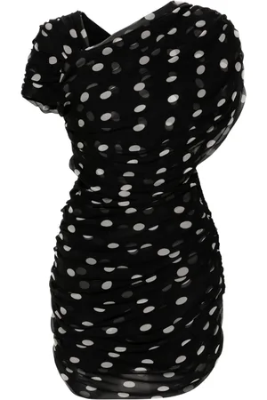 Saint Laurent Polka-dot mini dress