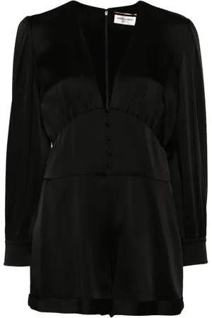 Saint Laurent Silk playsuit