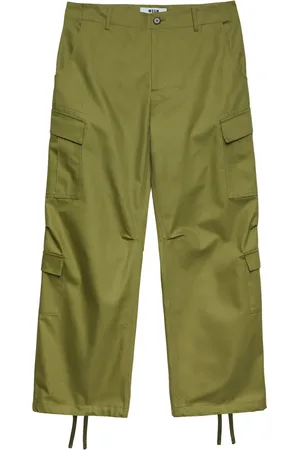 Msgm Drawstring cargo trousers