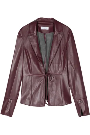 Patrizia Pepe Leather-effect jacket