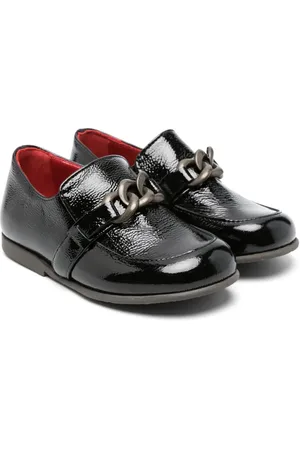 PèPè Alessio chain leather loafers