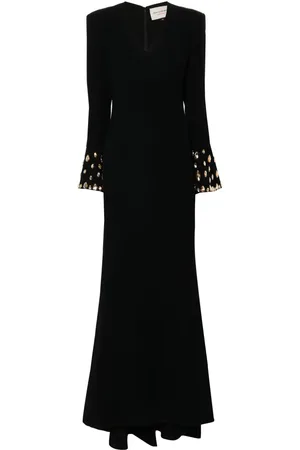 JEAN-LOUIS SABAJI Crystal-embellished gown