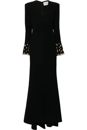 JEAN-LOUIS SABAJI Crystal-embellished gown