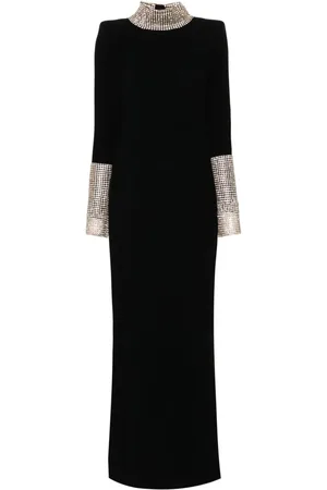 JEAN-LOUIS SABAJI Crystal-embellished gown
