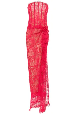 JEAN-LOUIS SABAJI Floral-appliqué dress