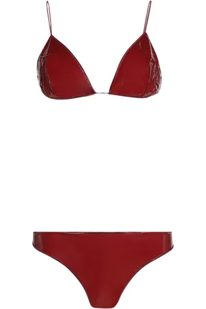 Oseree Microkini patent finish bikini set