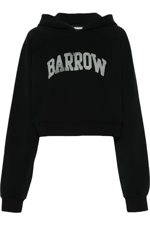 BARROW Logo-print cotton hoodie