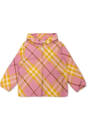 Burberry Check-pattern hooded jacket