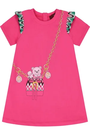 Aigner Teddy bear print short-sleeve dress