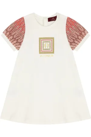 Aigner Graphic print short-sleeve dress