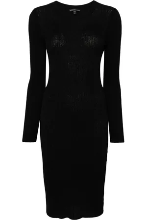 James Perse Ribbed midi dress