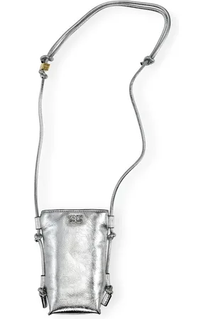 Ganni Bou logo-plaque crossbody bag