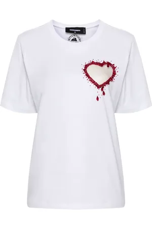 Dsquared2 Crystal Heart Easy T-shirt