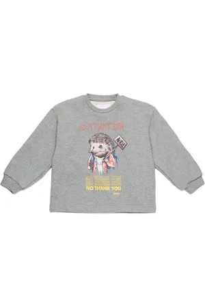 MYAR Illustration-print cotton sweatshirt