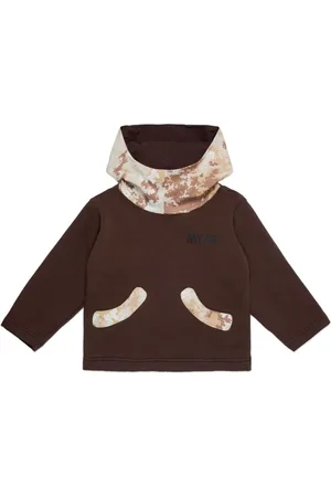 MYAR Colour-block cotton hoodie