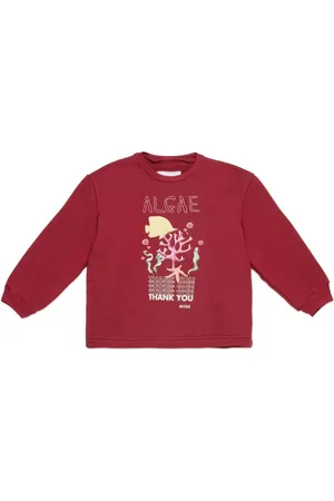 MYAR Algae graphic-print cotton sweatshirt