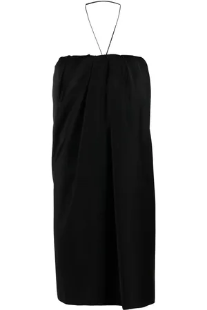 Saint Laurent Silk satin strapless minidress