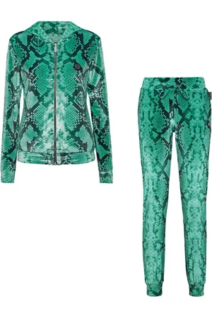 Philipp Plein Printed jersey jogging set