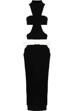 ISABEL SANCHIS Bow-detail gown
