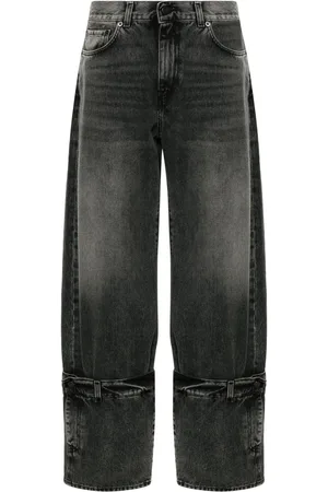 haikure Cuff-detail jeans