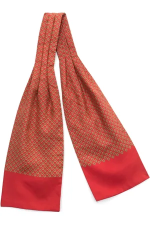 Hermès 1990s chain-print ascot scarf