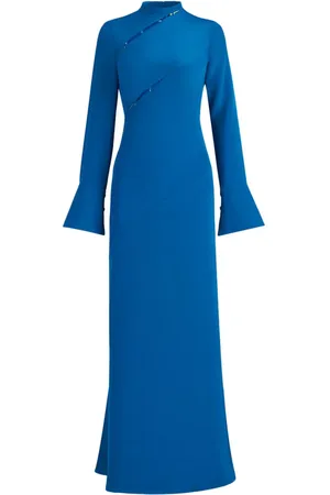 SHANGHAI TANG Cut-out silk midi dress