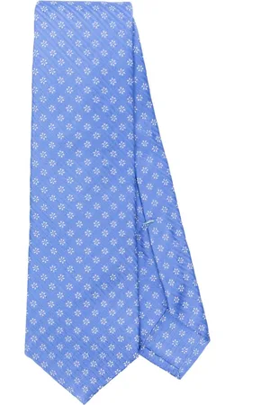Kiton Floral-embroidered tie