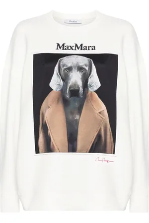 Max Mara Wegman-print sweatshirt