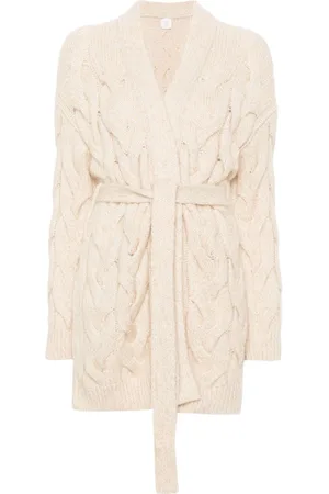 ELEVENTY Cable-knit cardi-coat