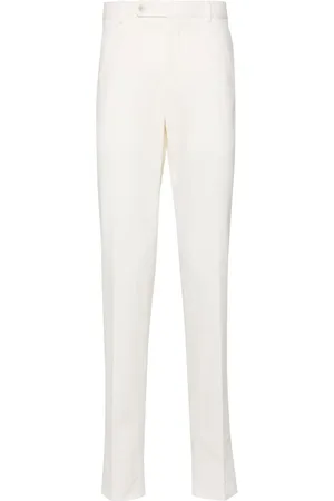 Incotex Tapered-leg cotton trousers