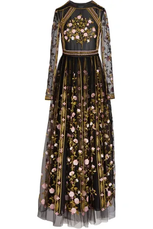Giambattista Valli Embroidery detail tulle dress