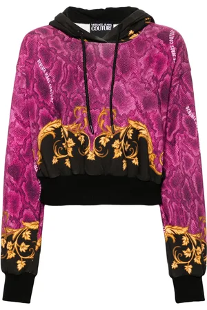 VERSACE Barocco-print hoodie