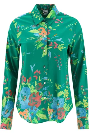 Aspesi Floral-print cotton shirt