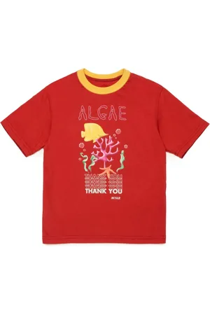 MYAR Algae graphic-print cotton T-shirt