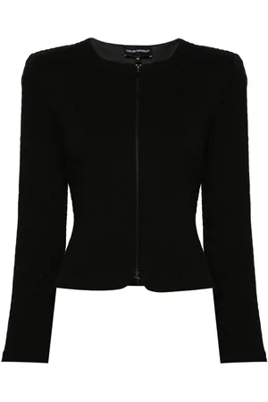 Emporio Armani Waffle-knit jacket