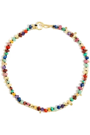 Bimba y Lola Gemstone-detail chain necklace