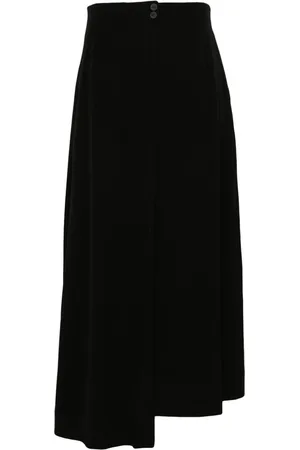 ISABEL BENENATO Pressed-crease midi skirt