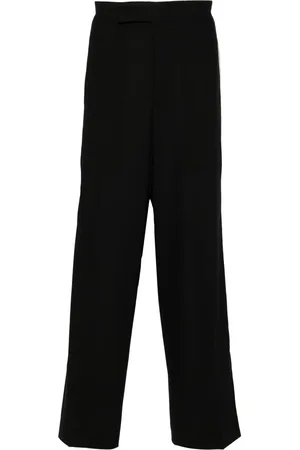 SAPIO Side-stripe wool trousers
