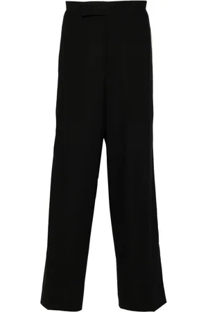 SAPIO Side-stripe wool trousers