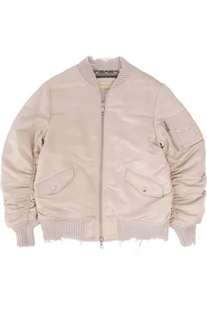GIORGIO BRATO Distressed bomber jacket